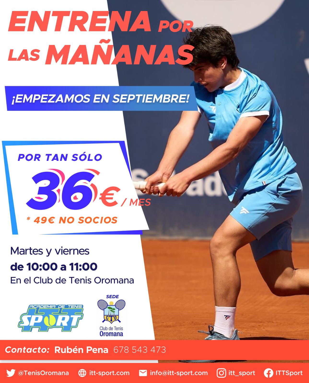 ENTRENA POR LAS MAÑANAS