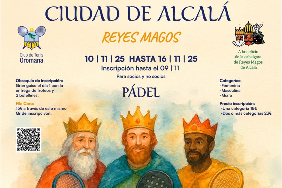 Imagen de Torneo pÁdel ciudad alcalÁ reyes magos