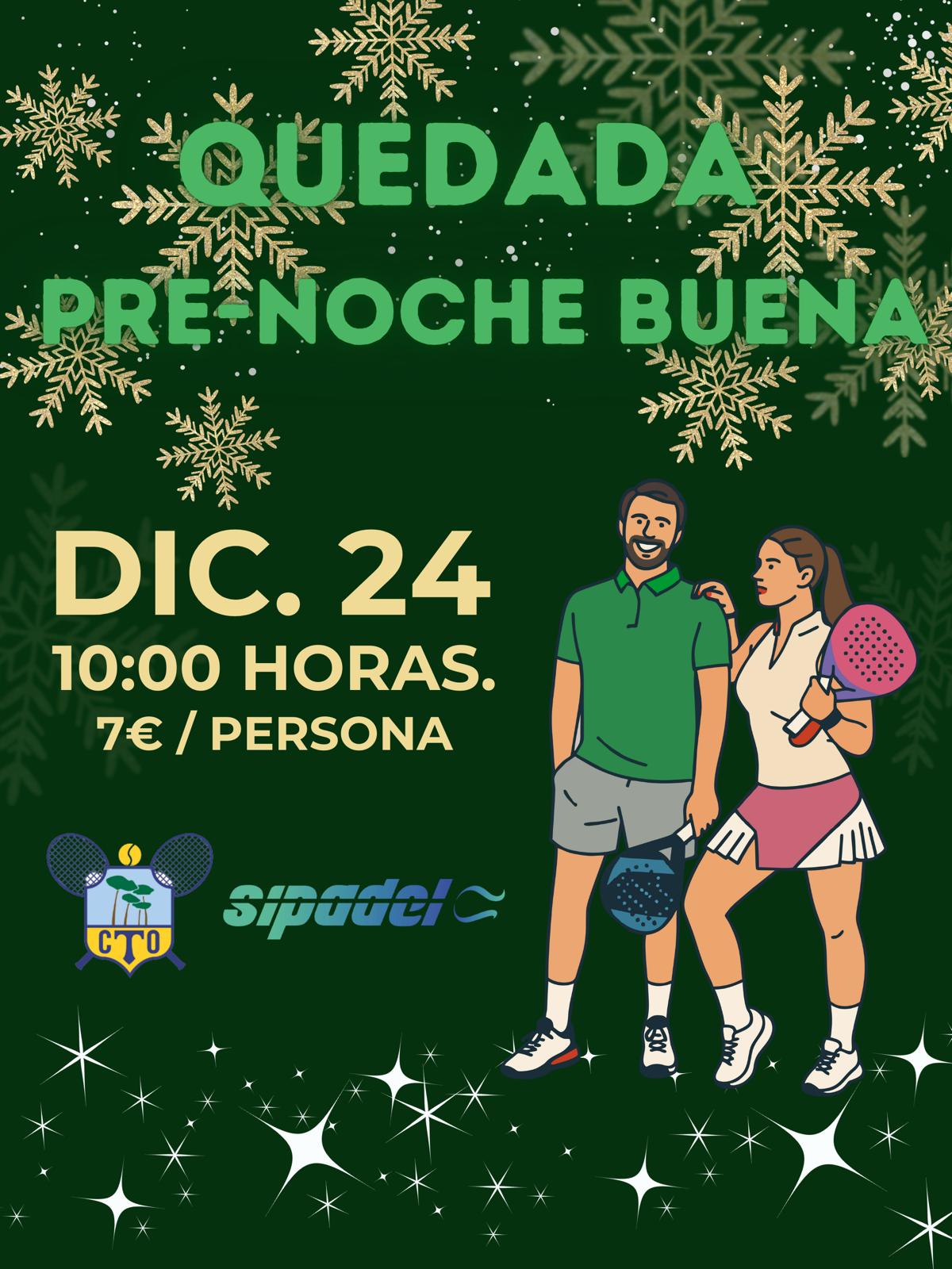 QUEDADA NAVIDEÑA DE PÁDEL