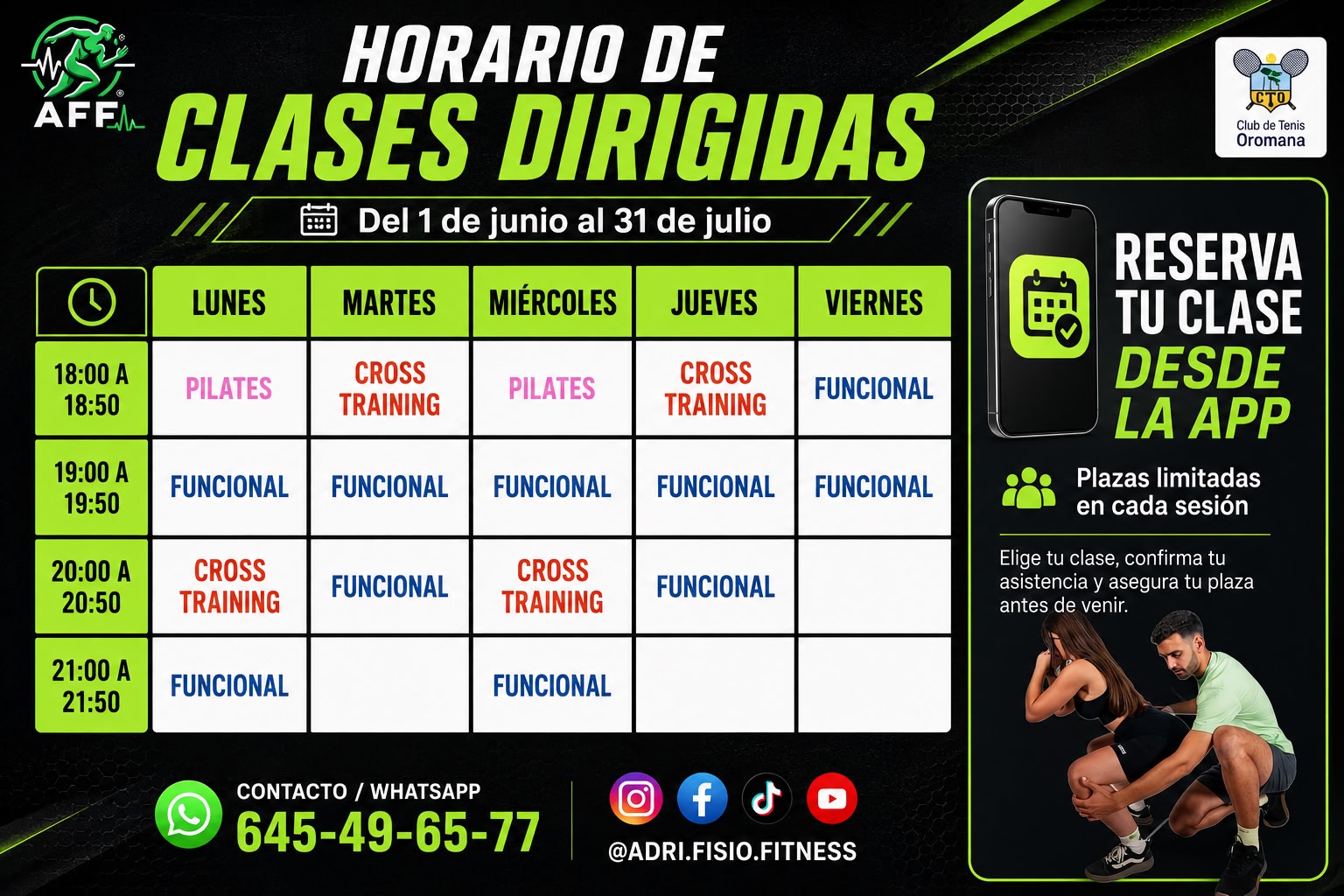 CLASES DIRIGIDAS