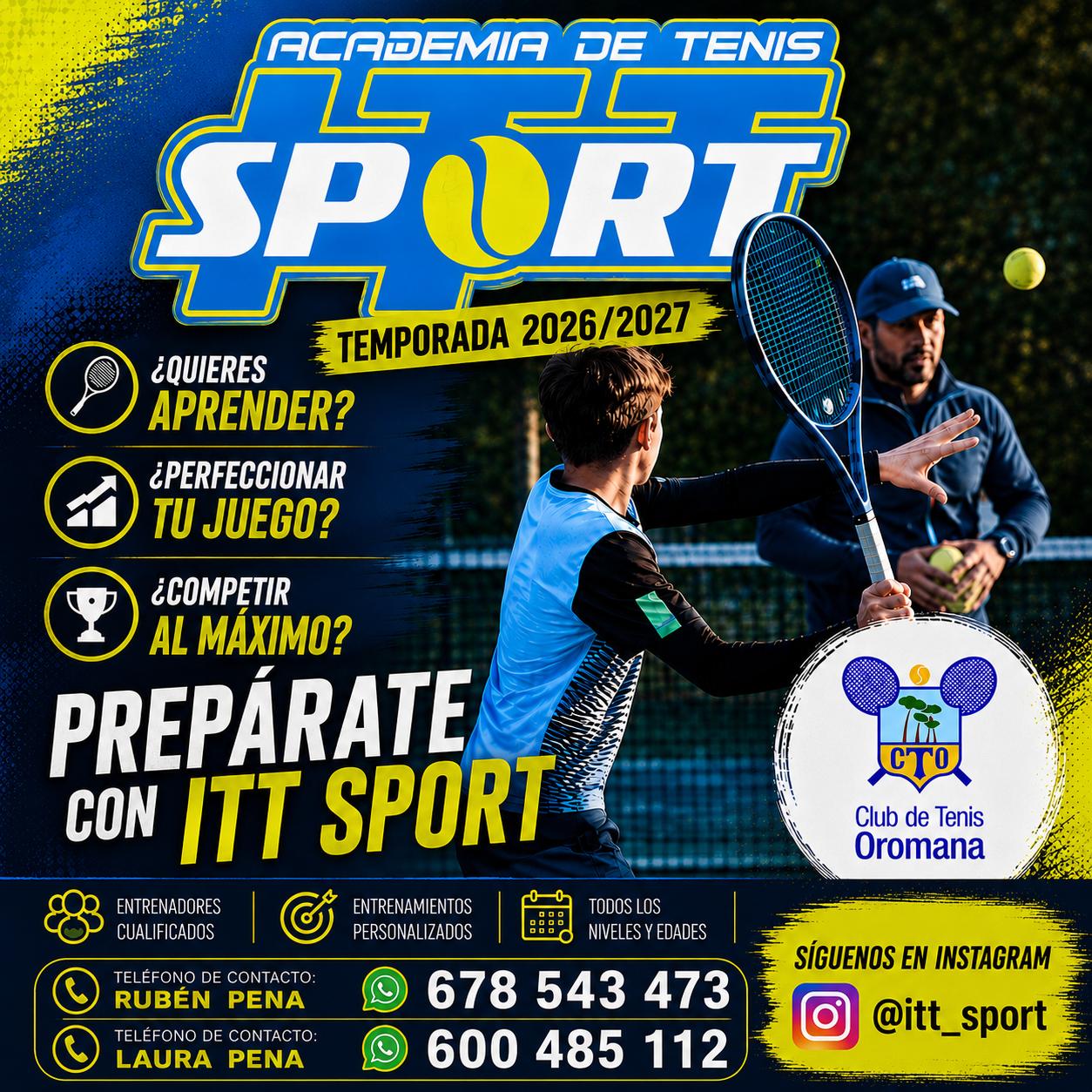 ACADEMIA TENIS: NUEVA TEMPORADA